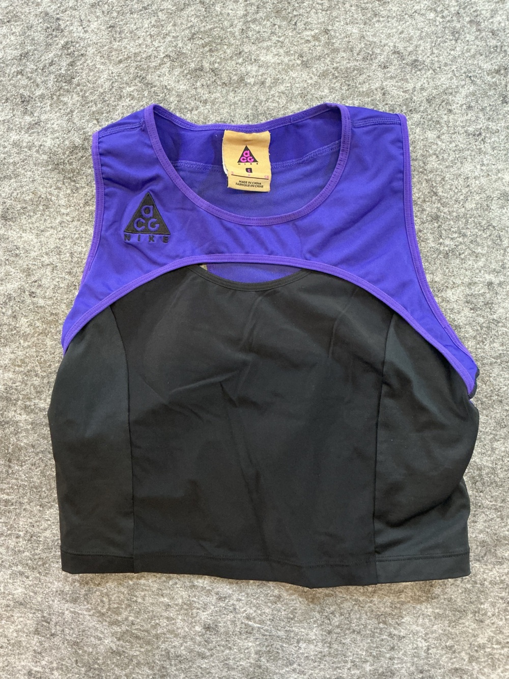 Nike ACG Purple and Black Women's Tank Size S